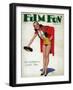 Film Fun Magazine Cover-Lantern Press-Framed Art Print