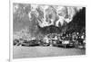 Town View of Juneau, Alaska Photograph - Juneau, AK-Lantern Press-Framed Art Print