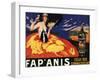 France - Fap'Anis Celui Des Connaisseurs Advertisement Poster-Lantern Press-Framed Art Print