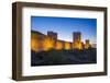 Sweden, Gotland Island, Visby, 12th century city wall, most complete medieval city wall-Walter Bibikow-Framed Photographic Print