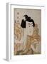 Half Length Portrait of the Actor Onoe Eizaburo in the Role Os Soga Gora-Hashiguchi Goyo-Framed Giclee Print