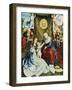 The Madonna and Child, with St. Ann, Surrounded by Angels and Donors-Bernard van Orley-Framed Giclee Print