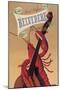 Lobster Musician at the Belvedere Hotel and Casino-null-Mounted Art Print