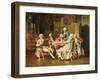 An Intriguing Idea, Dated 1883-Johann Hamza-Framed Giclee Print