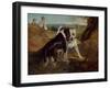 Whos to Have the Stick, 1820-Edwin Landseer-Framed Giclee Print