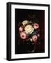 Peonies in a Vase on a Table-Gabriel Schachinger-Framed Giclee Print