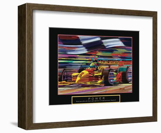 Power - Formula One-Bill Hall-Framed Art Print