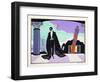 Le Bon Ton Au Theatre (Pochoir Print)-Umberto Brunelleschi-Framed Giclee Print